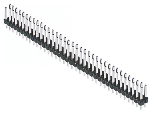 Amphenol Communications Solutions Bergstik Series Straight Through Hole Pin Header, 72 Contact(s), 2.54 mm Pitch, 2 Row,