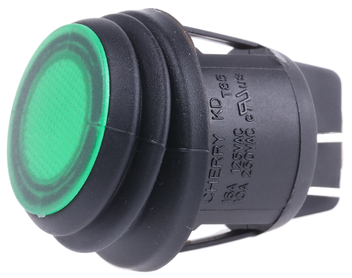 ZF Illuminated DPST, On-Off Rocker Switch Panel Mount