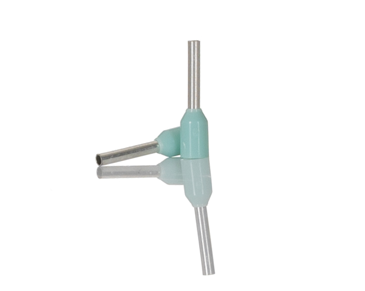 RS PRO Insulated Crimp Bootlace Ferrule, 6mm Pin Length, 0.8mm Pin Diameter, 0.34mm² Wire Size, Turquoise