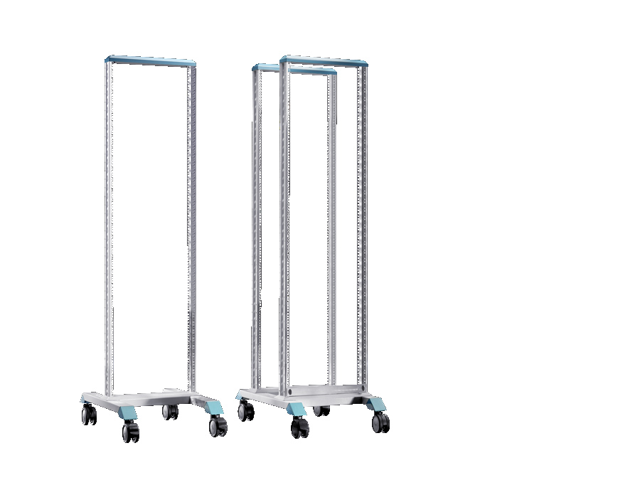 Rittal DK 7445 Series Grey 45U Steel Server Rack , with 2-Post Frame