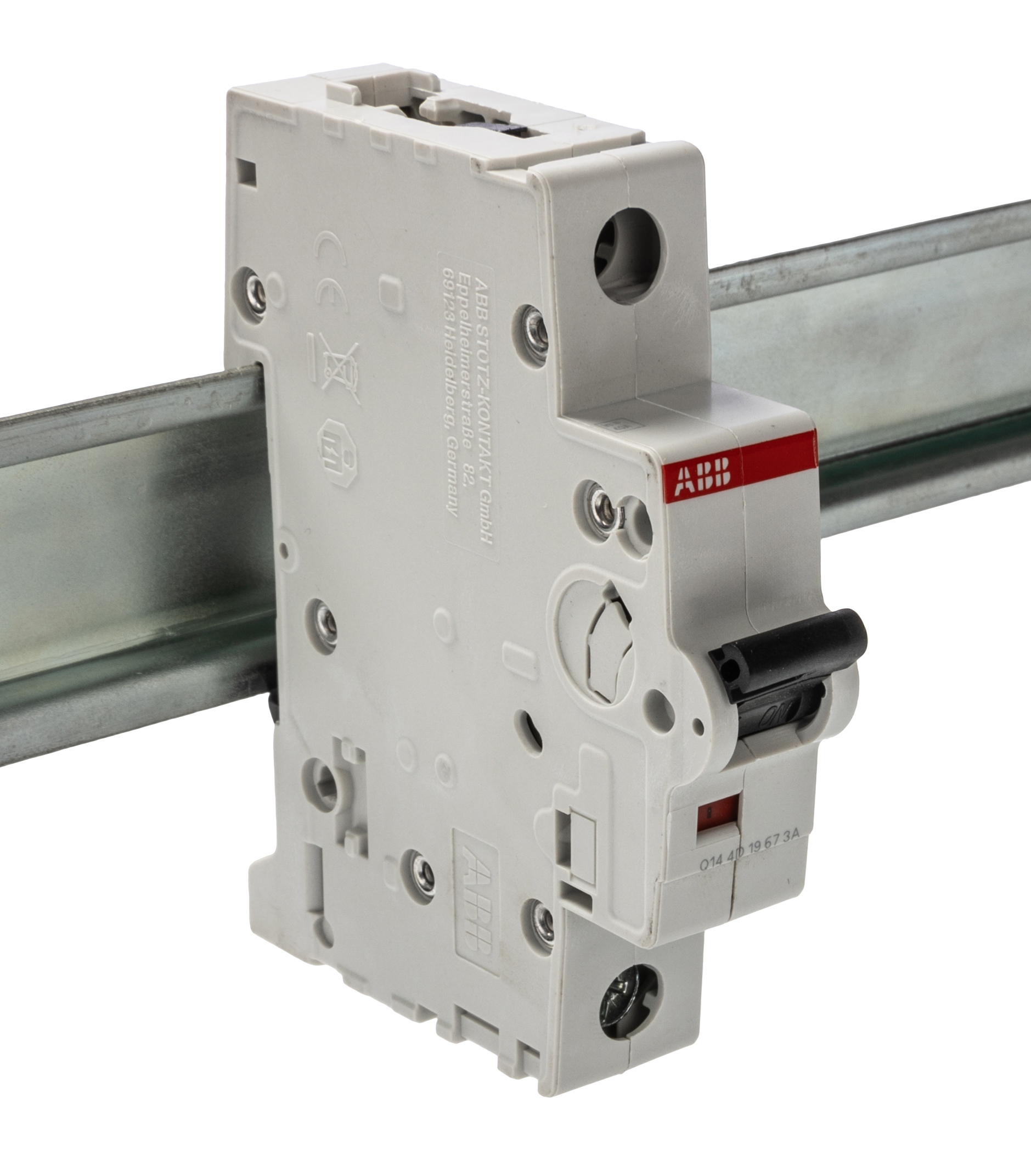 ABB System Pro M Compact S200 MCB, 1P, 63A Curve K, 230V AC, 72V DC, 10 kA Breaking Capacity