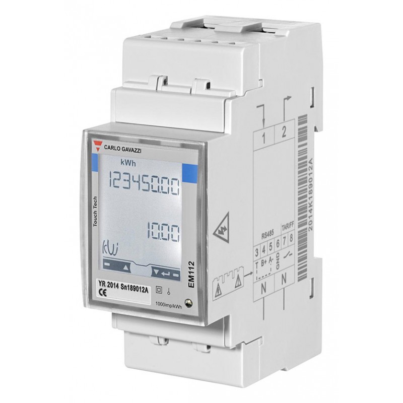 Carlo Gavazzi 1 Phase LCD Energy Meter