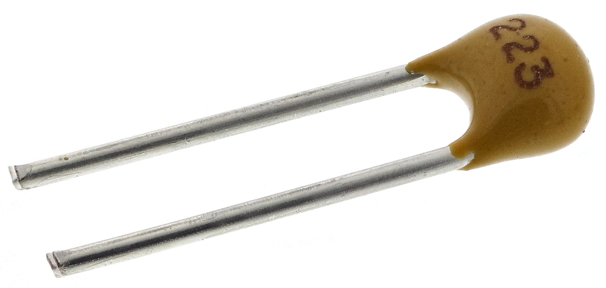 KEMET 22nF Multilayer Ceramic Capacitor MLCC, 100V dc V, ±10% , Through Hole