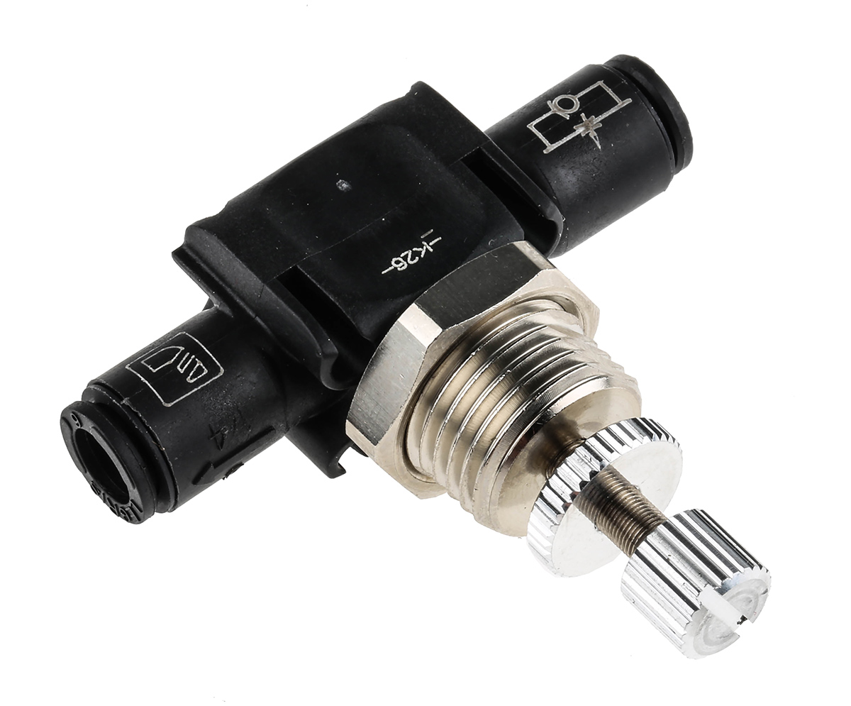 Legris 7776 Series Tube Flow Regulator, 6mm Tube Inlet Port x 6mm Tube Outlet Port