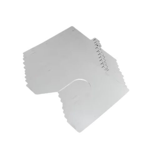 Grey Stainless Steel Pre-Cut Shim, 200mm x 200mm x 0.1mm