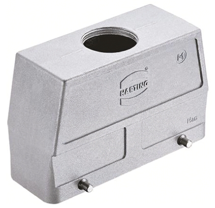 HARTING Han EMC Heavy Duty Power Connector Hood, M32 x 1.5 Thread, Top Entry