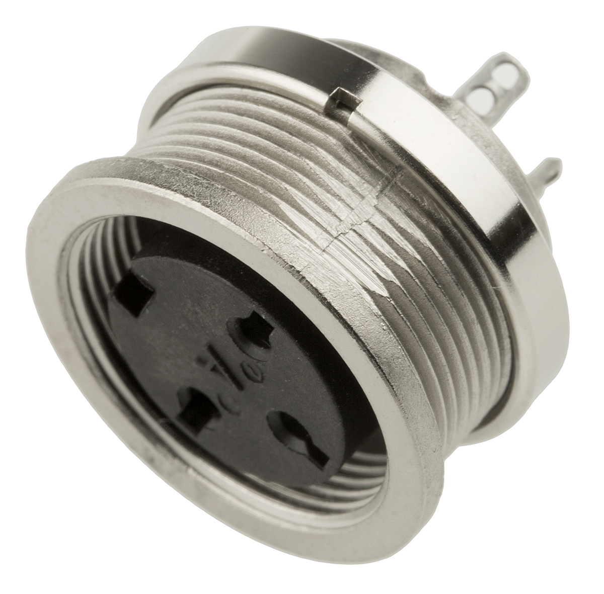 Amphenol Industrial, C 091 A 3 Pole M16 Din Socket, DIN 41524, 4A, 300 V IP40, Screw Lock, Female, Panel Mount