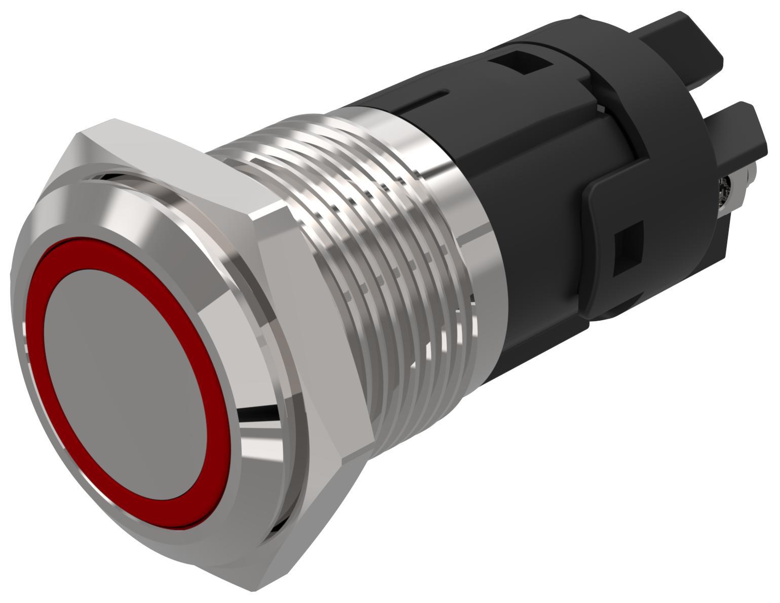 EAO 82 Series Green, Red Indicator, 24V dc, 16mm Mounting Hole Size, IP65, IP67