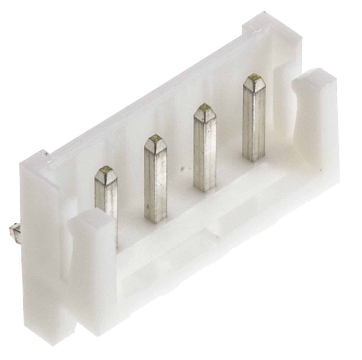 JST EH Series Right Angle Through Hole PCB Header, 4 Contact(s), 2.5 mm Pitch, 1 Row, Shrouded