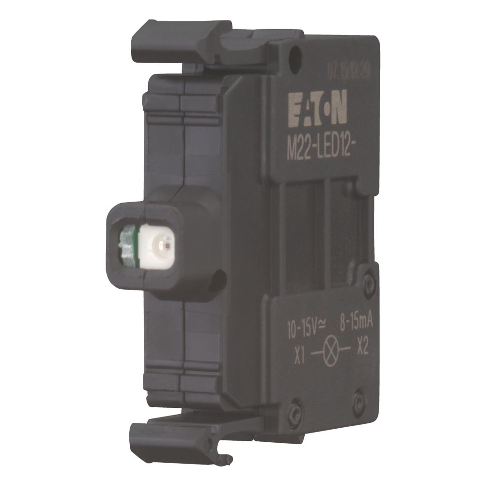 Eaton M22 Series White Steady Effect Light Module, 12 V, LED Bulb, AC/DC