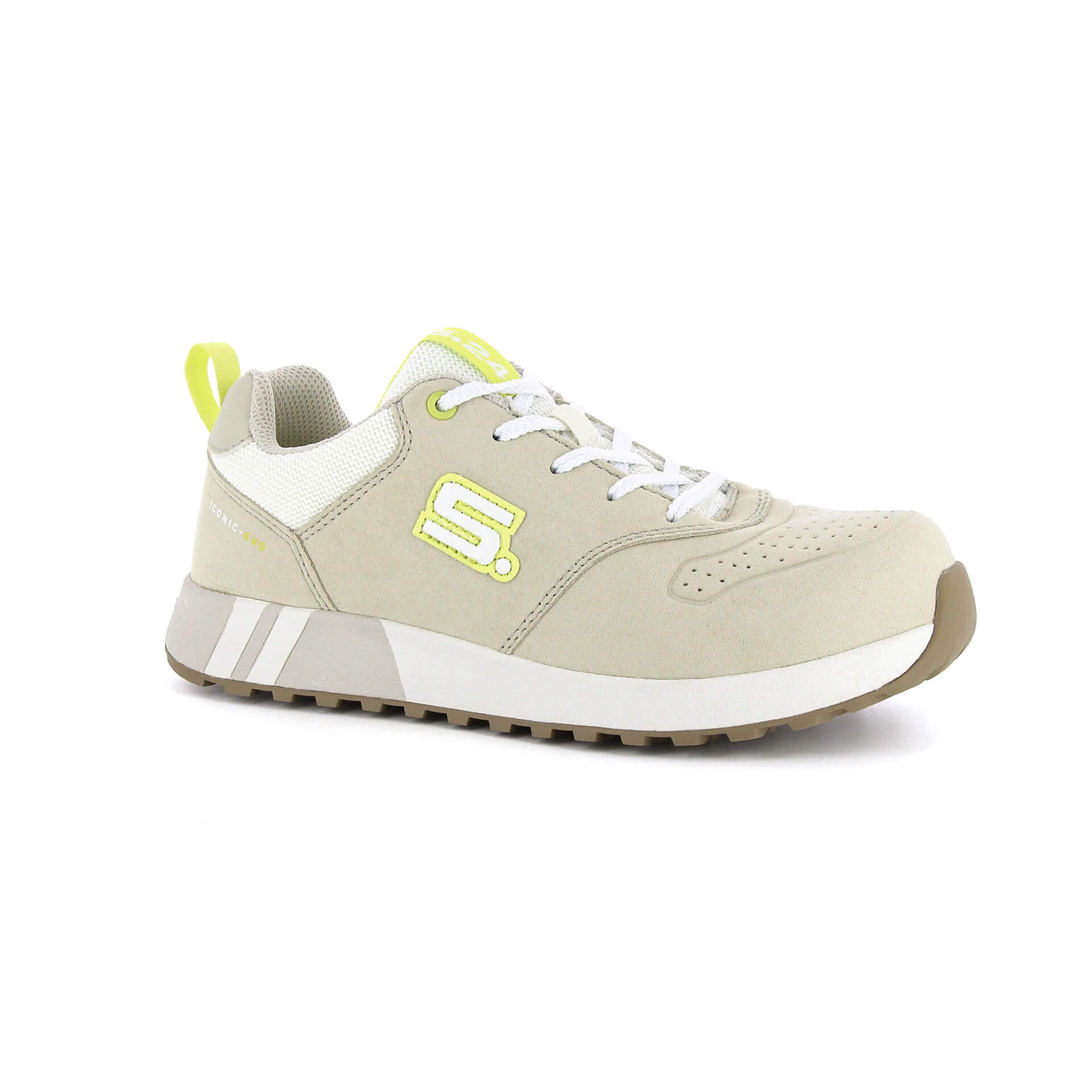 S.24 WINGS Women's Beige CROSSFIBRE Toe Capped Safety Shoes, UK 9, EU 42