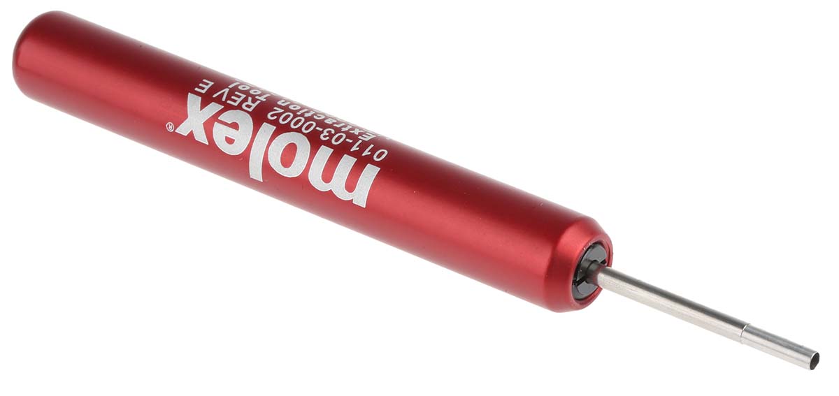 Molex Crimp Extraction Tool, HANDTOOL Series, Crimp Contact, Contact size 24 → 18AWG