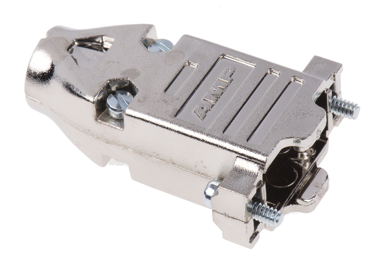 TE Connectivity AMPLIMITE Series Polymer D Sub Backshell, 9 Way, Strain Relief