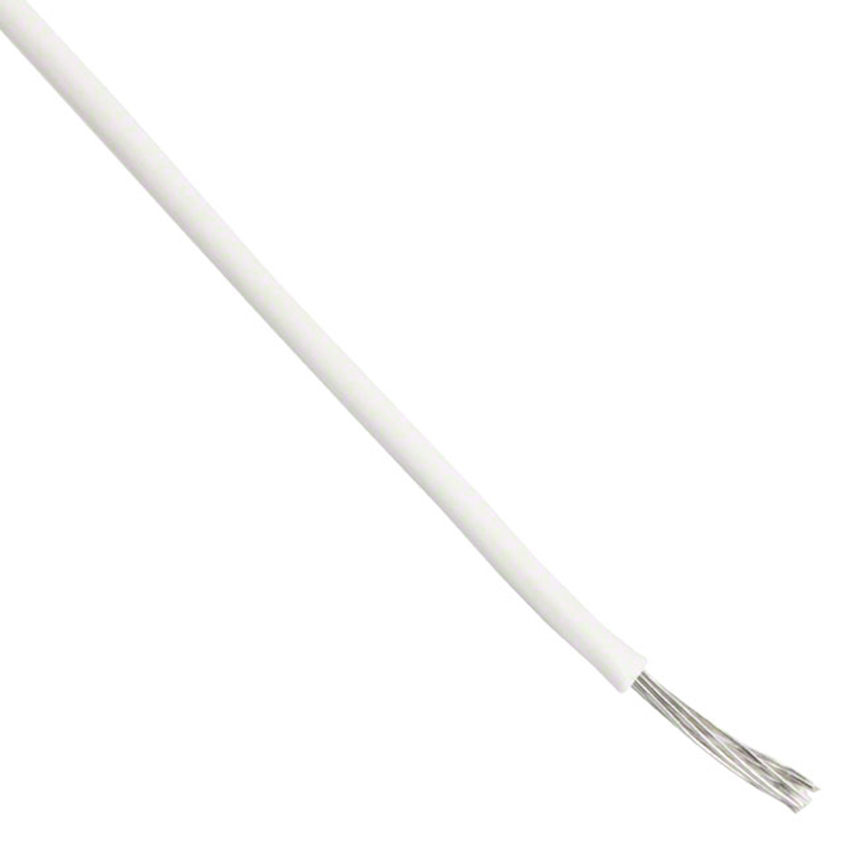 Alpha Wire Hook-up Wire PVC Series White 0.2 mm² Hook Up Wire, 24 AWG, 7/0.20 mm, 30m, PVC Insulation, 7130 WH005