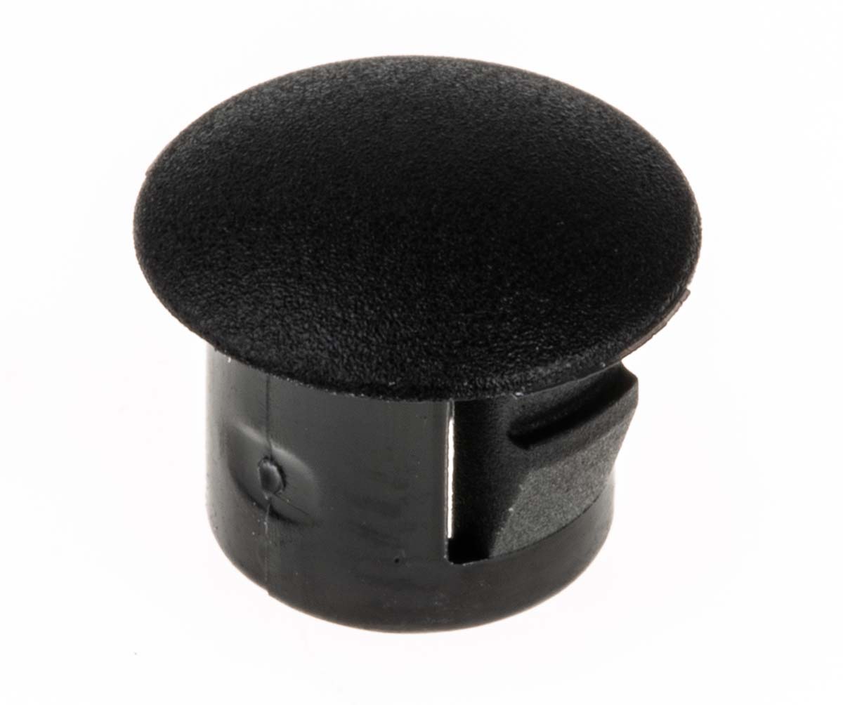 RS PRO Blanking Plug, 7.9mm Hole Diameter, Nylon 66, 10.3mm Diameter, Unthreaded