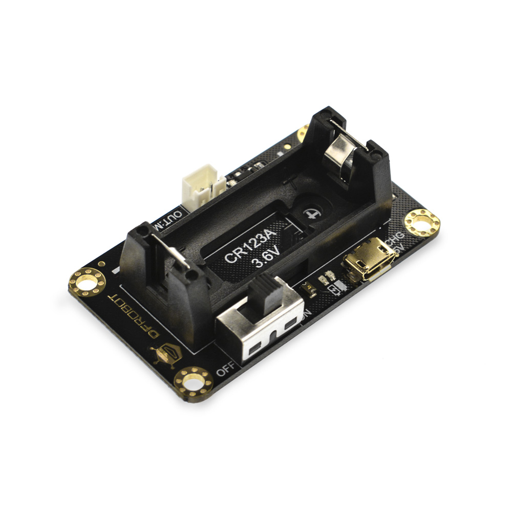 CR123A Li-ion Battery Holder For Micro: Maqueen