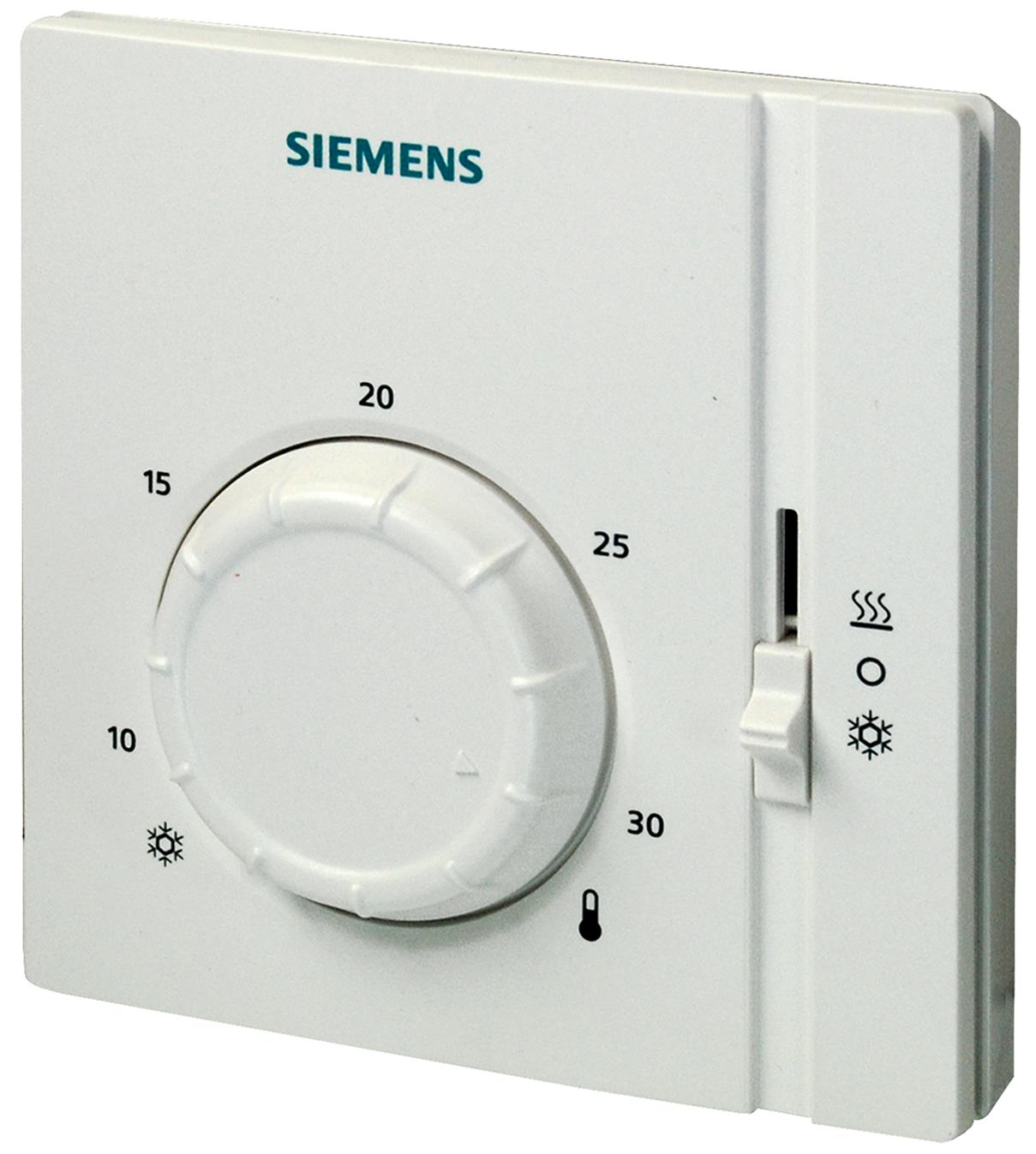 Siemens S55770 Room Thermostat, 6A, 250 V ac, 8 → 30 °C