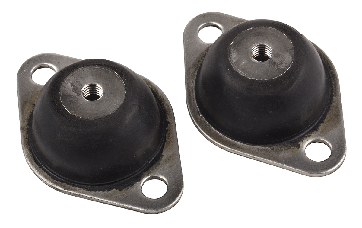 RS PRO Square M6 Anti Vibration Mount with 9kg Compression Load