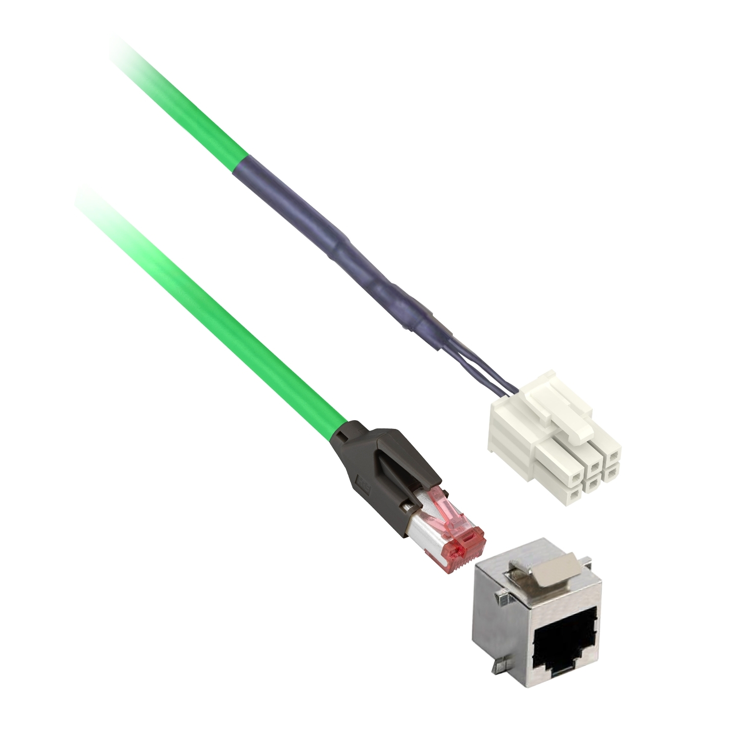 Schneider Electric Connecting Cable VW3 Series Cable for Use with Lexium Integrated Drive