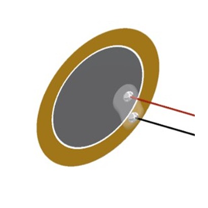 PUI Audio Lead Wire Piezo Buzzer, 20 x 20 x 0.1mm, 30V Max
