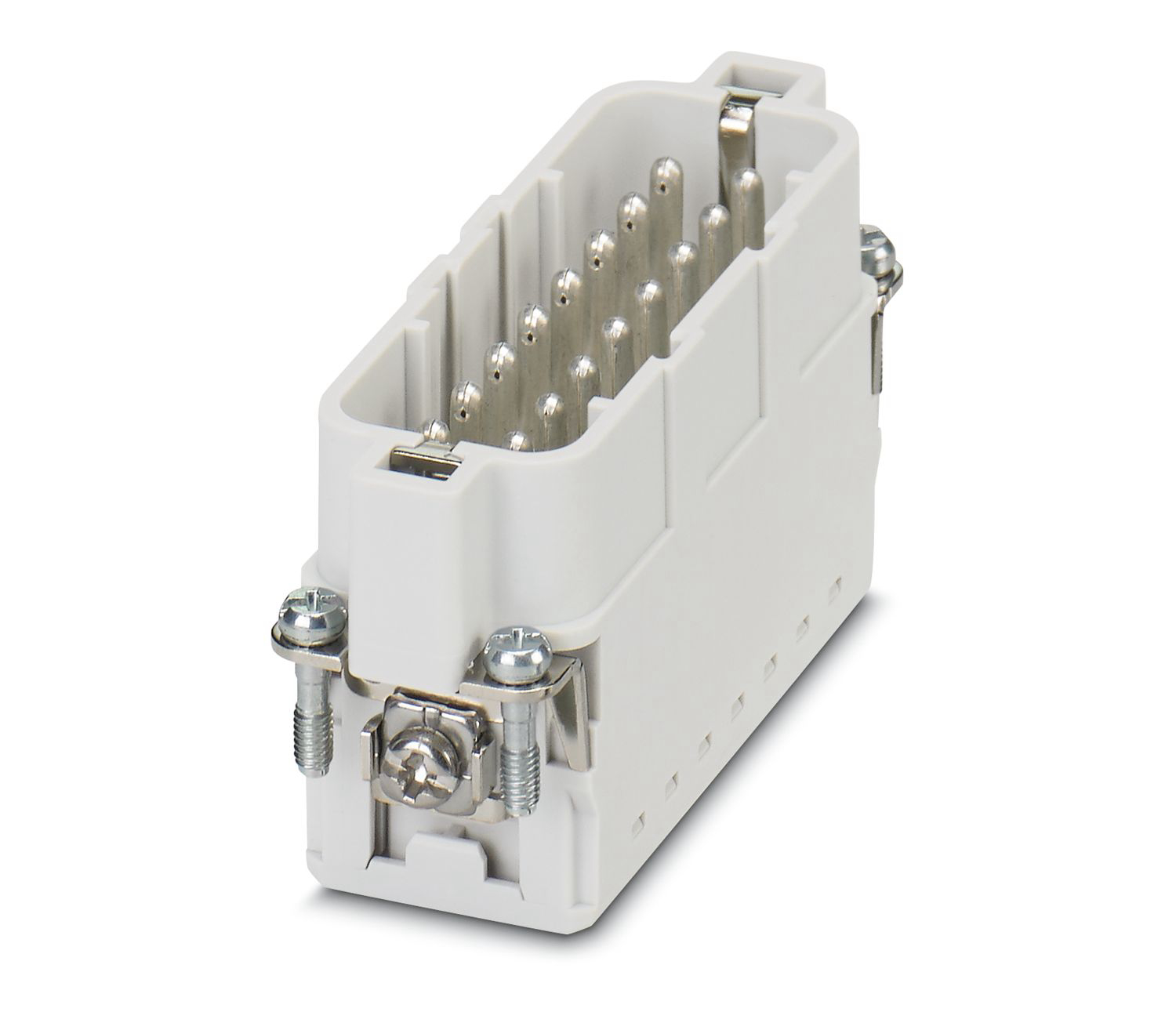 Phoenix Contact Heavy Duty Power Connector Insert, 16A, Male, HC Series, 16 Contacts