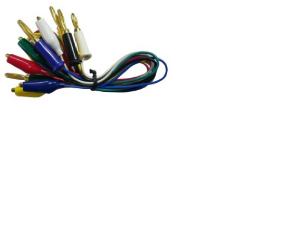 Teishin Electric Crocodile Clip Lead, 500mm Lead Length