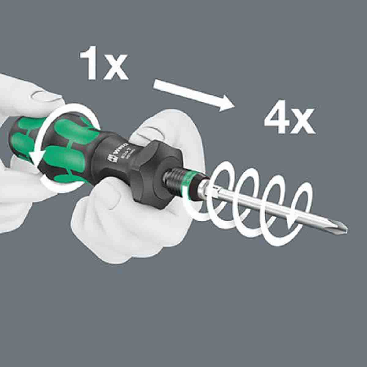 Wera 05057483001 Interchangeable Screwdriver Set, 15-Piece