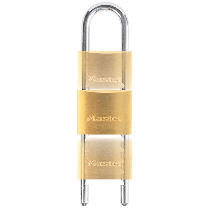 Master Lock Padlock Brass Padlock, 8mm Shackle, 50mm Body