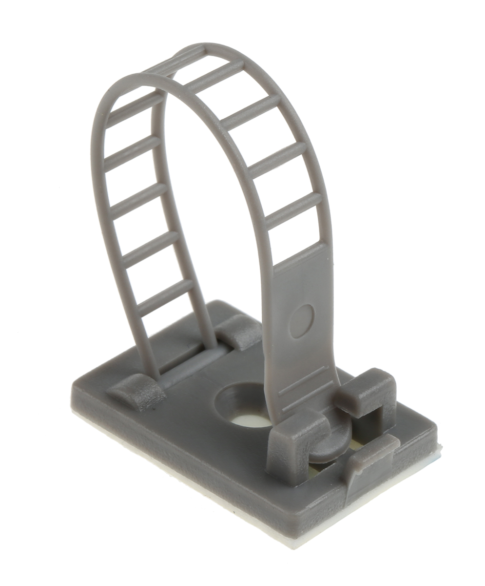 RS PRO Grey Nylon Adjustable fastener, 17mm Max. Bundle