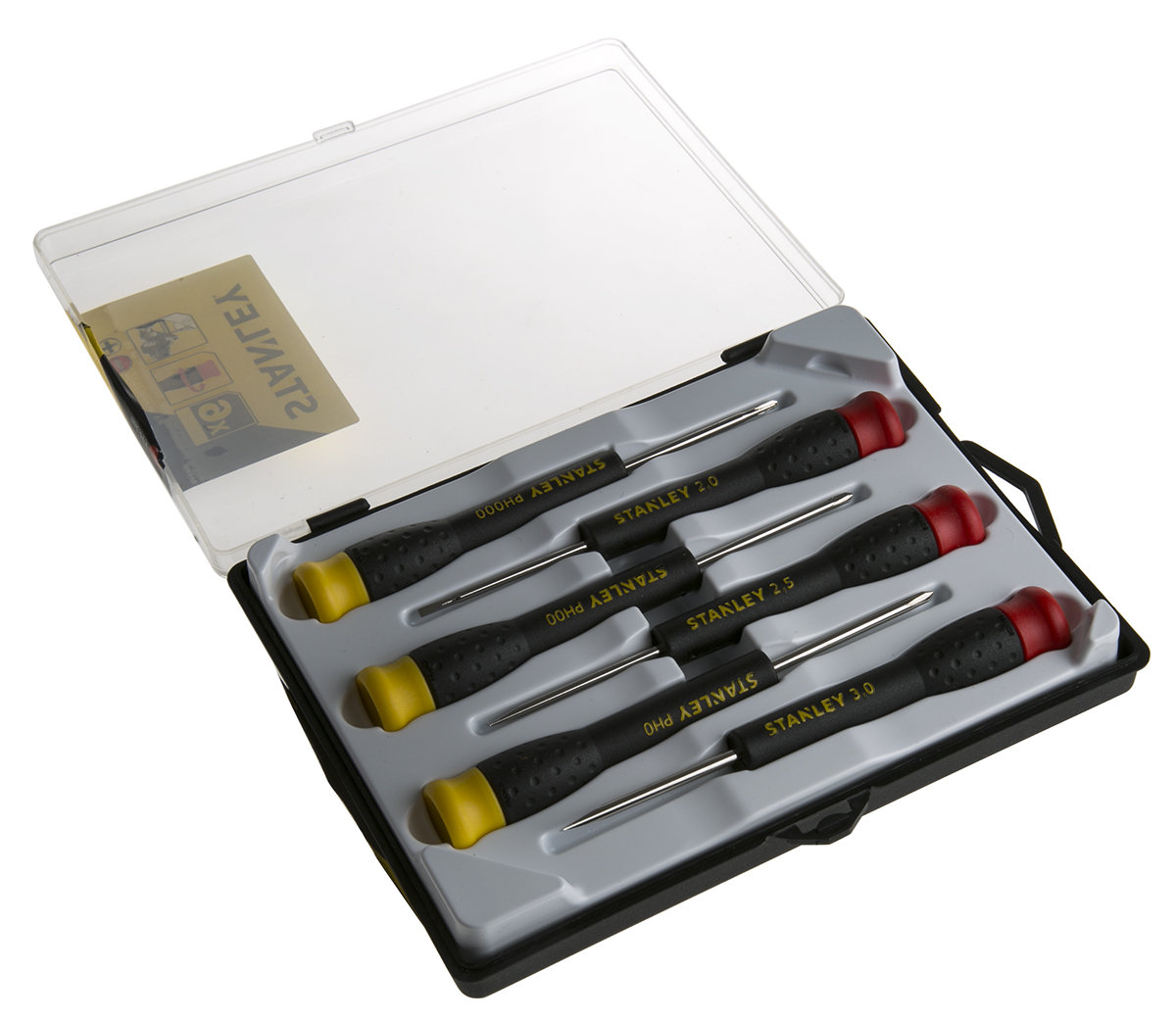 Stanley Phillips; Slotted Precision Screwdriver Set, 6-Piece