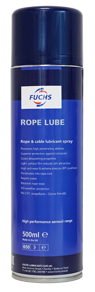 Fuchs Rope Lube Aerosol Lubricant 500 ml Spray