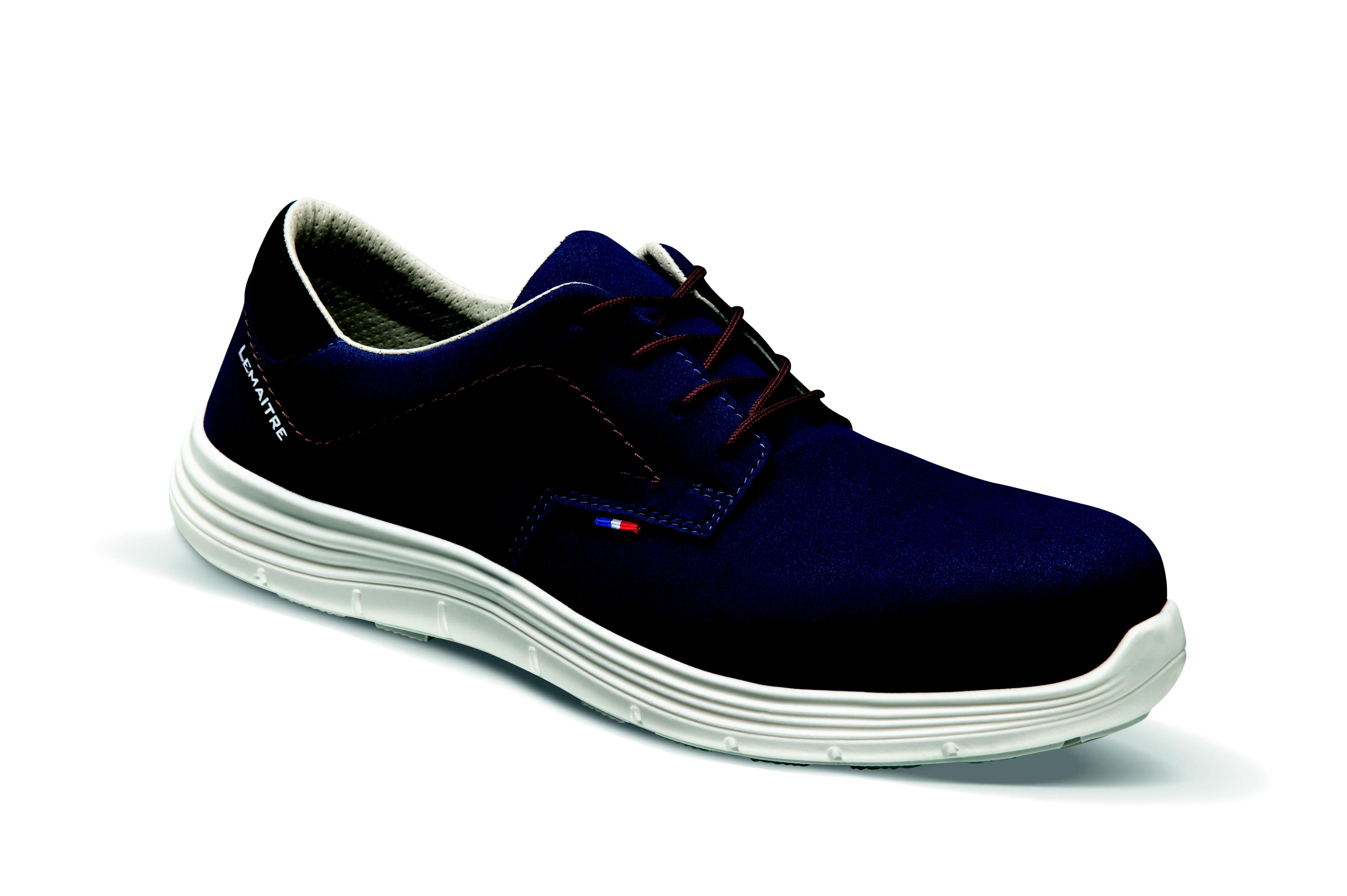 LEMAITRE SECURITE DERBY MARINE Men's White Composite Toe Capped Safety Shoes, UK 9.5, EU 44