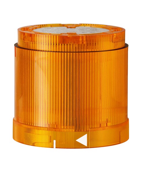 Werma 843 Series Yellow Flashing Effect Beacon Unit, 24 V dc, LED Bulb, AC, DC, IP54
