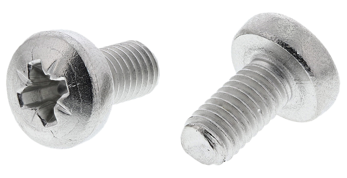 RS PRO Pozidriv M5 Pan A2 304 Stainless Steel Machine Screws DIN 7985Z x 10.0mm