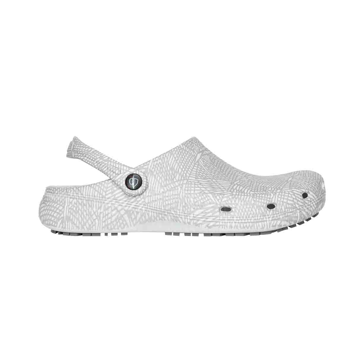 Parade HAPPY Unisex Grey, White Clogs for hospitals and medical institutions, UK 3, EU 37
