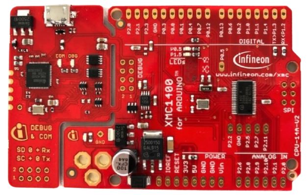 Infineon KIT-XMC1400-ARDUINO ARM Cortex Evaluation Board KITXMC1400ARDUINOTOBO1