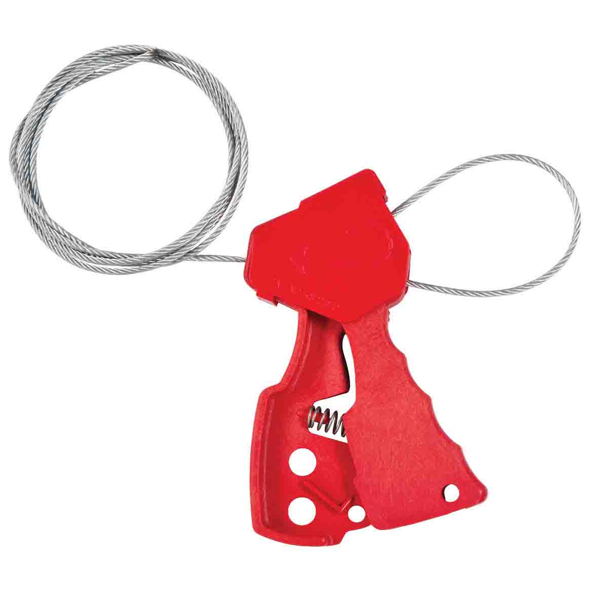 Brady Red 1-Lock Glass-Filled Nylon Cable Lockout Devices, 7.87mm Shackle