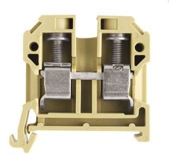 Weidmuller 0443760000 SAK Series Beige, 10mm², Single-Level, Screw Termination