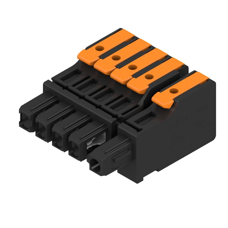 Weidmüller, 7.5mm Pitch, OMNIMATE 4.0, 5 Way, , Pluggable Terminal Block, Hybrid Header, PCB Mount, Snap In
