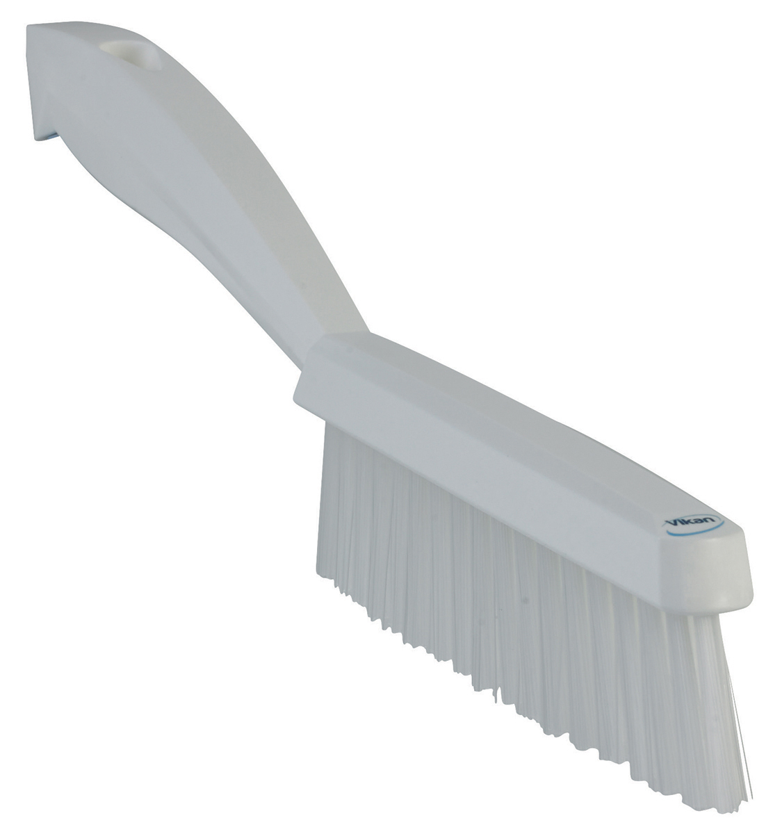 Vikan Extra Hard Bristle White Scrubbing Brush, 33mm bristle length, PET bristle material