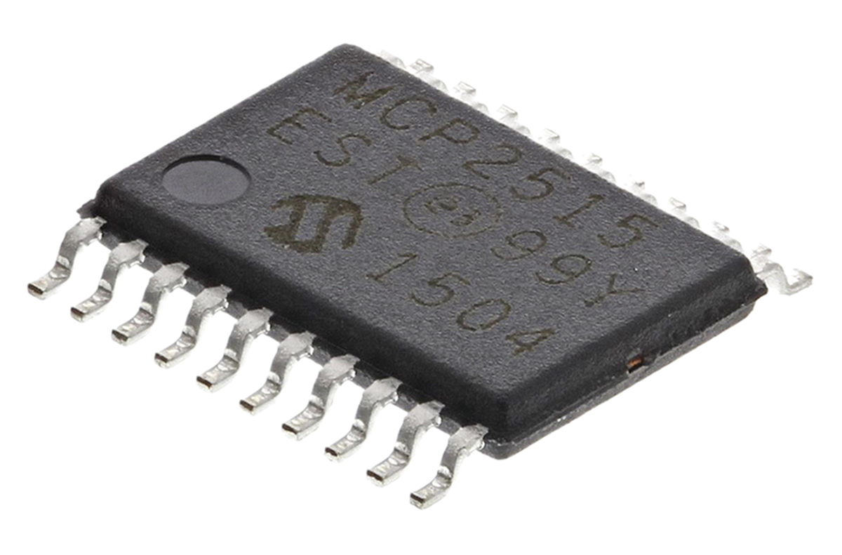Microchip MCP2515-e/ST, CAN Controller 1Mbps CAN 2.0B, 20-Pin TSSOP