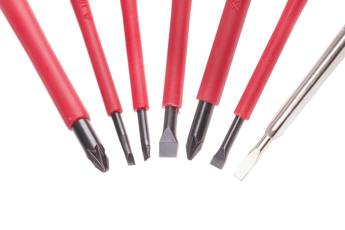 Bahco Pozidriv; Slotted Insulated Screwdriver Set, 6-Piece