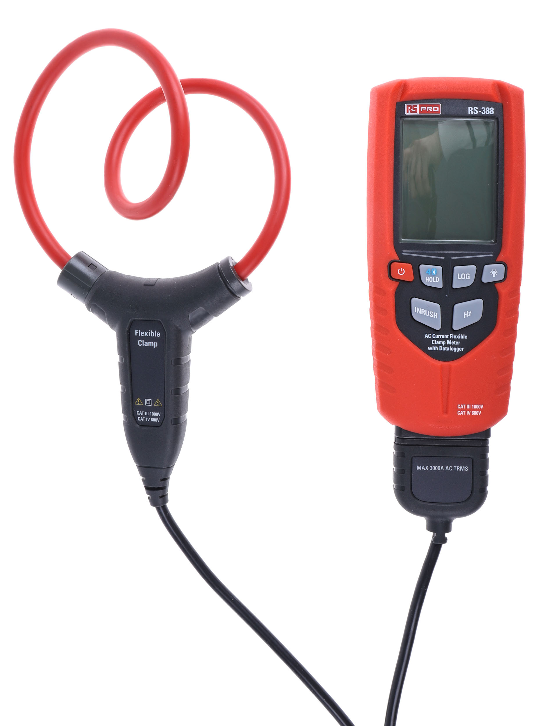 RS PRO DT-388 Clamp Meter 3000 A ac CAT III, CAT IV