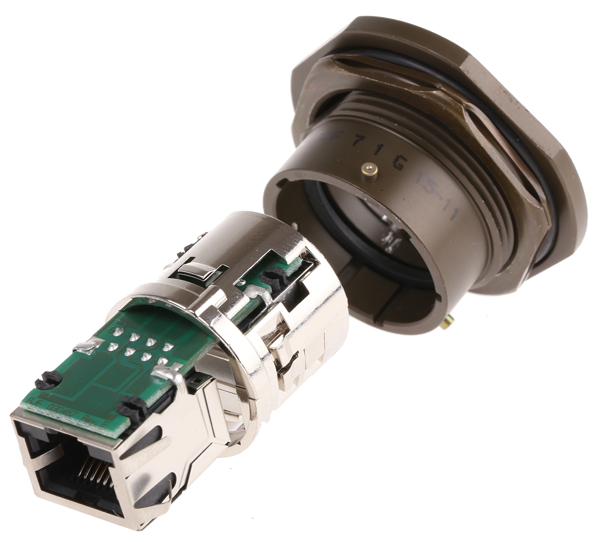 Amphenol Socapex Connector Nut for use with RJ45 Connector