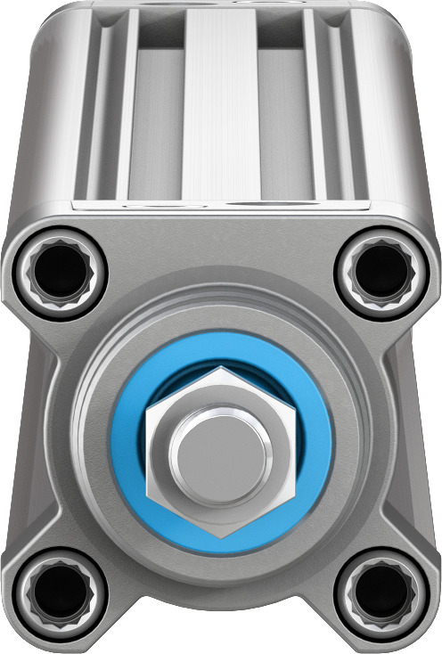 Festo Pneumatic Piston Rod Cylinder - 1376433 32 mm Bore, 500 mm DSBC Series, Double Acting Acting