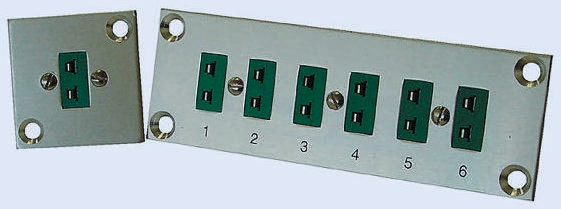 Reckmann Standard Thermocouple Connector Panel for Use with Type J Thermocouple