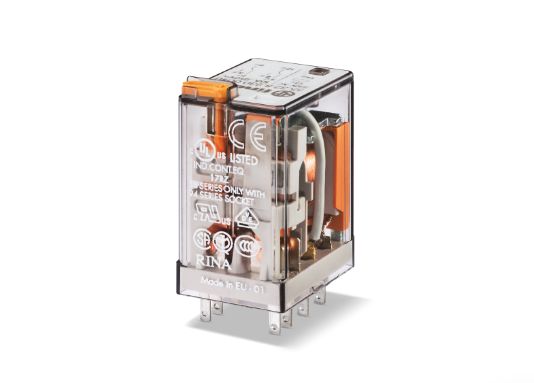 Finder Plug In Relay, 220V dc Coil, 10A Switching Current