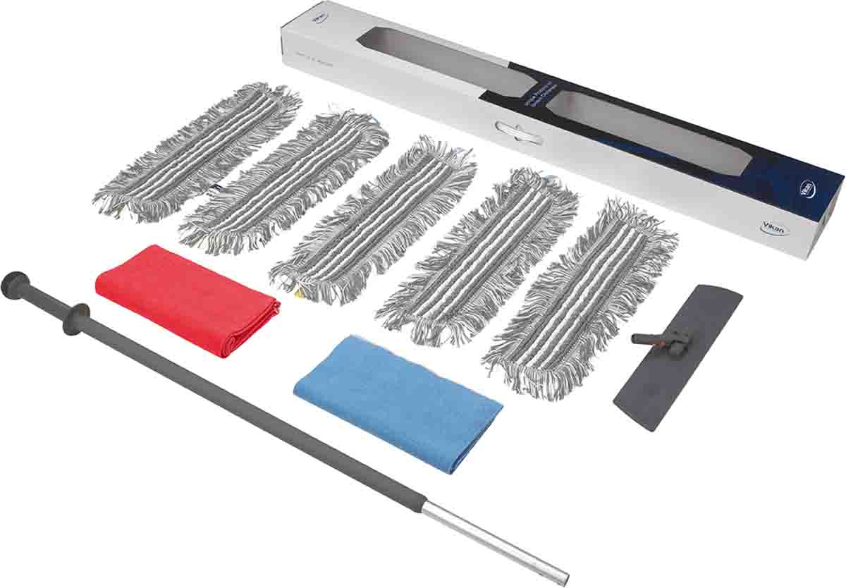 Vikan Starter Kit Restaurant 88mm Mop and Handle