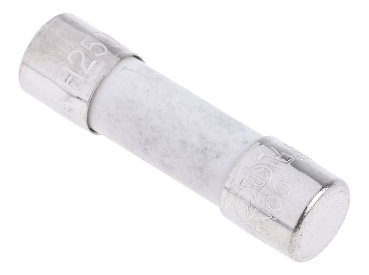 RS PRO 2A F Ceramic Cartridge Fuse, 5 x 20mm