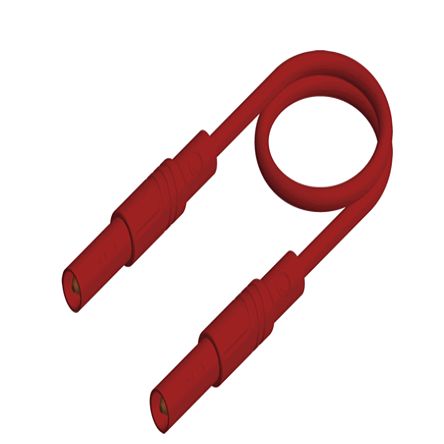 Hirschmann Test & Measurement Test Probes, 16A, 1kV, Green, 1m Lead Length